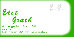 edit grath business card